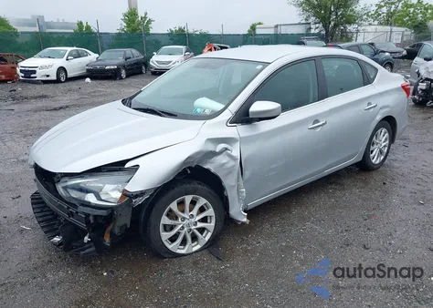 2018 Nissan Sentra Sv z USA, uszkodzony, nr VIN 3N1AB7APXJY281477